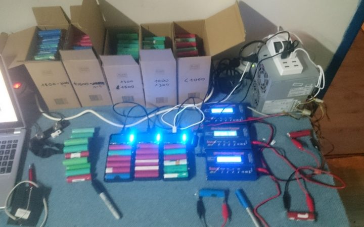 Recyclage et réutilisation de batteries Li-ion (de PC portable).