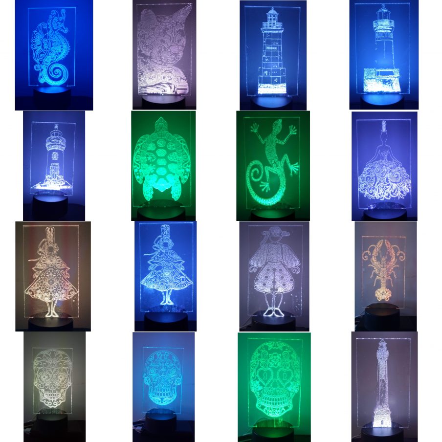 Les lampes en acrylique